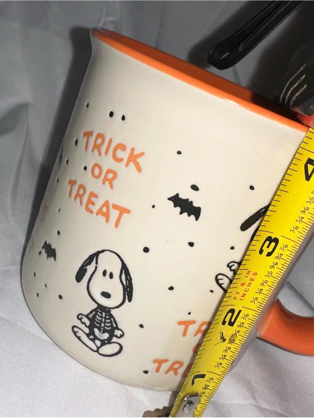 Peanuts Snoopy Halloween Trick or Treat Skeleton Mug 2020
